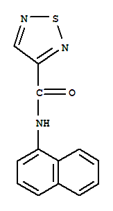 1,2,5-Thiadiazole-3-carboxamide,n-1-naphthalenyl-(9ci) Structure,708293-77-0Structure