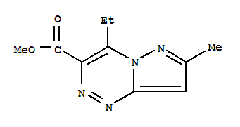 Pyrazolo[5,1-c][1,2,4]triazine-3-carboxylic acid, 4-ethyl-7-methyl-, methyl ester (9ci) Structure,708987-11-5Structure