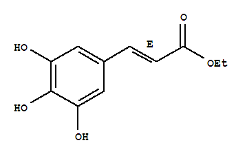 2-Propenoic acid, 3-(3,4,5-trihydroxyphenyl)-, ethyl ester, (2e)-(9ci) Structure,709007-51-2Structure