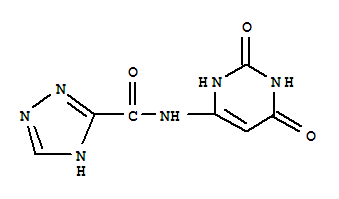 1H-1,2,4-triazole-3-carboxamide,n-(1,2,3,6-tetrahydro-2,6-dioxo-4-pyrimidinyl)-(9ci) Structure,709018-26-8Structure