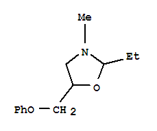 (9ci)-2-乙基-3-甲基-5-(苯氧基甲基)-噁唑啉結(jié)構(gòu)式_709601-81-0結(jié)構(gòu)式