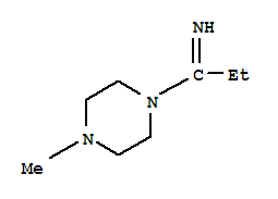 Piperazine, 1-(1-iminopropyl)-4-methyl-(9ci) Structure,710270-63-6Structure