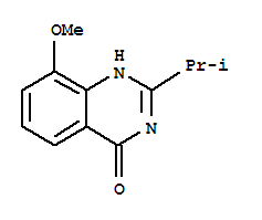 4(1H)-quinazolinone, 8-methoxy-2-(1-methylethyl)-(9ci)Structure,71182-27-9Structure 4(1H)-quinazolinone, 8-methoxy-2-(1-methylethyl)-(9ci) Structure,71182-27-9Structure