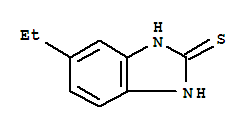 2H-benzimidazole-2-thione,5-ethyl-1,3-dihydro-(9ci)Structure,71216-21-2Structure 2H-benzimidazole-2-thione,5-ethyl-1,3-dihydro-(9ci) Structure,71216-21-2Structure