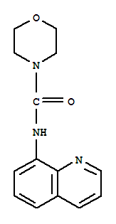 4-Morpholinecarboxamide,n-8-quinolinyl-(9ci) Structure,712301-68-3Structure