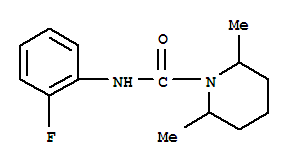 1-Piperidinecarboxamide,n-(2-fluorophenyl)-2,6-dimethyl-(9ci) Structure,712302-12-0Structure