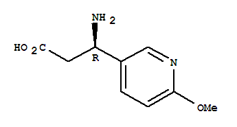 (R)-3-amino-3-(6-methoxy-3-pyridyl)-propionic acid Structure,712321-46-5Structure