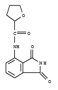 n-(2,3-二氫-1,3-二氧代-1H-異吲哚-4-基)四氫-2-呋喃羧酰胺結(jié)構(gòu)式_712341-35-0結(jié)構(gòu)式