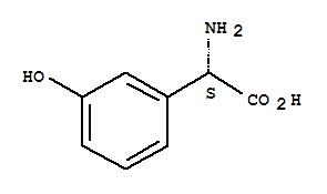 (S)-3-羥基苯基甘氨酸結(jié)構(gòu)式_71301-82-1結(jié)構(gòu)式