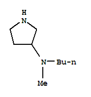 3-Pyrrolidinamine,n-butyl-n-methyl-(9ci) Structure,713141-69-6Structure