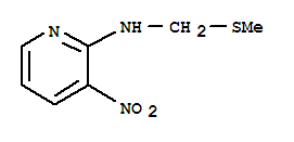 2-Pyridinamine,n-[(methylthio)methyl]-3-nitro-(9ci) Structure,71473-71-7Structure