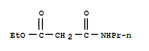 3-Oxo-3-(propylamino)propanoic acid ethyl ester Structure,71510-96-8Structure