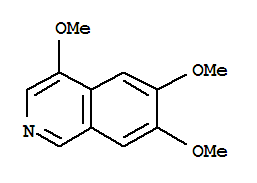 Isoquinoline, 4,6,7-trimethoxy-(9ci) Structure,71521-99-8Structure