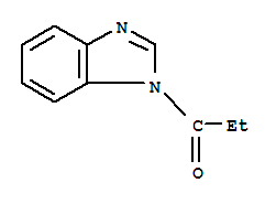 1H-benzimidazole,1-(1-oxopropyl)-(9ci) Structure,71589-38-3Structure