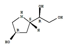 1,2-Ethanediol,1-[(2s,4r)-4-hydroxy-2-pyrrolidinyl]-,(1r)-(9ci) Structure,716312-21-9Structure