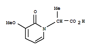 2-(3-Methoxy-2-oxopyridin-1(2h)-yl)propanoic acid Structure,716362-20-8Structure