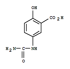 5-[(Aminocarbonyl)amino]-2-hydroxybenzoic acid Structure,716362-23-1Structure