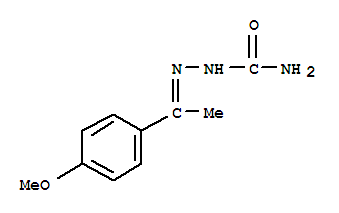 2-[1-(4-Methoxyphenyl)ethylidene]-1-hydrazinecarboxamide Structure,717-14-6Structure