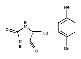 (9ci)-5-[(2,5-二甲基苯基)亞甲基]-2,4-咪唑啉二酮結(jié)構(gòu)式_717839-22-0結(jié)構(gòu)式