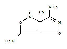 3,6-二氨基-異噁唑并[4,5-c]異噁唑-3a(4h)-甲腈結構式_717844-92-3結構式