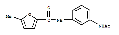 (9ci)-n-[3-(乙?；被?苯基]-5-甲基-2-呋喃羧酰胺結(jié)構(gòu)式_717869-69-7結(jié)構(gòu)式