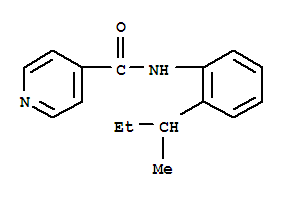 4-Pyridinecarboxamide,n-[2-(1-methylpropyl)phenyl]-(9ci) Structure,717870-27-4Structure