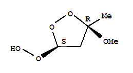 (9ci)-(3r,5s)-5-甲氧基-5-甲基-1,2-二氧雜烷-3-基氫過氧化物結構式_717888-61-4結構式