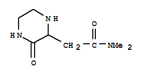 2-Piperazineacetamide,n,n-dimethyl-3-oxo-(9ci) Structure,719999-82-3Structure