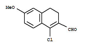 1-Chloro-6-methoxy-3,4-dihydro-naphthalene-2-carbaldehyde Structure,72019-91-1Structure