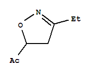 Ethanone, 1-(3-ethyl-4,5-dihydro-5-isoxazolyl)-(9ci) Structure,72128-81-5Structure