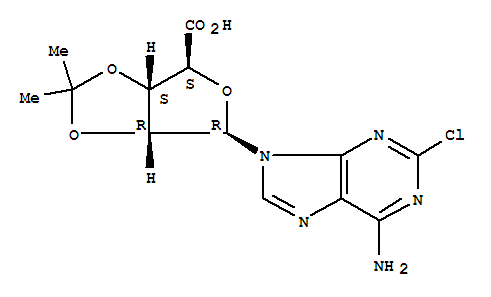 5’-Carboxy-2-chloro-2’-3’-o-isopropylideneadenosine Structure,72209-19-9Structure