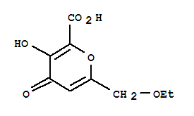 4H-pyran-2-carboxylic acid, 6-(ethoxymethyl)-3-hydroxy-4-oxo-(9ci) Structure,722500-53-0Structure