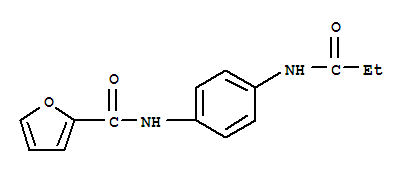 (9ci)-n-[4-[(1-氧代丙基)氨基]苯基]-2-呋喃羧酰胺結(jié)構(gòu)式_723250-77-9結(jié)構(gòu)式