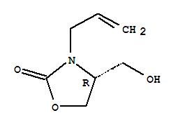 2-Oxazolidinone,4-(hydroxymethyl)-3-(2-propenyl)-,(4r)-(9ci) Structure,723334-87-0Structure