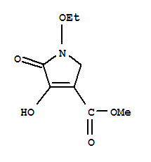 (9ci)-1-乙氧基-2,5-二氫-4-羥基-5-氧代-1H-吡咯-3-羧酸甲酯結(jié)構(gòu)式_724742-80-7結(jié)構(gòu)式