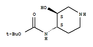 Carbamic acid,[(3s,4s)-3-hydroxy-4-piperidinyl]-1,1-dimethylethyl ester Structure,724788-22-1Structure