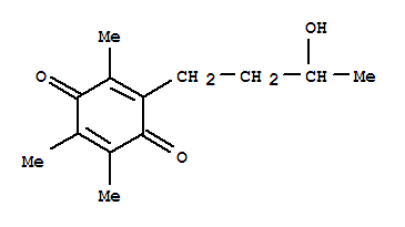 2,5-Cyclohexadiene-1,4-dione,2-(3-hydroxybutyl)-3,5,6-trimethyl-(9ci) Structure,725227-95-2Structure