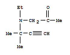 2-Propanone,1-[(1,1-dimethyl-2-propynyl)ethylamino]-(9ci) Structure,725679-02-7Structure