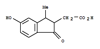 (5ci)-5-羥基-3-甲基-1-氧代-2-茚烷乙酸結(jié)構(gòu)式_725715-05-9結(jié)構(gòu)式