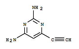 2,4-Pyrimidinediamine, 6-ethynyl-(9ci) Structure,727651-52-7Structure