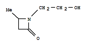 2-Azetidinone,1-(2-hydroxyethyl)-4-methyl-(9ci) Structure,727739-37-9Structure