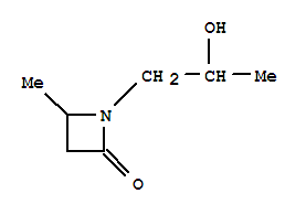 2-Azetidinone,1-(2-hydroxypropyl)-4-methyl-(9ci) Structure,727739-38-0Structure