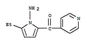 Methanone, (1-amino-5-ethyl-1h-pyrrol-2-yl)-4-pyridinyl-(9ci) Structure,728008-78-4Structure