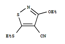 (9ci)-3-乙氧基-5-(乙基硫代)-4-異噻唑甲腈結(jié)構(gòu)式_728037-90-9結(jié)構(gòu)式