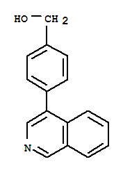 4-(4-Isoquinolinyl)benzenemethanol Structure,728951-55-1Structure