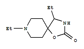 1-Oxa-3,8-diazaspiro[4.5]decan-2-one,4,8-diethyl-(9ci) Structure,730911-77-0Structure