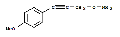 Hydroxylamine, o-[3-(4-methoxyphenyl)-2-propynyl]-(9ci) Structure,730926-74-6Structure