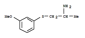 2-Propanamine,1-[(3-methoxyphenyl)thio]-(9ci) Structure,730932-19-1Structure