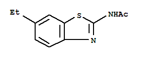 Acetamide, n-(6-ethyl-2-benzothiazolyl)-(9ci) Structure,731821-08-2Structure