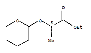 (2s)-2-(噁烷-2-基氧基)丙酸乙酯結(jié)構(gòu)式_73208-70-5結(jié)構(gòu)式